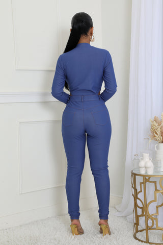 Did It Again Bodysuit Pant Set