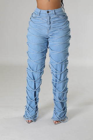 Tied Up Jeans (8pcs)