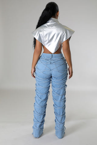 Tied Up Jeans (8pcs)