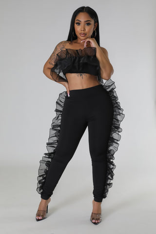 Ruffling Thoughts Pant Set