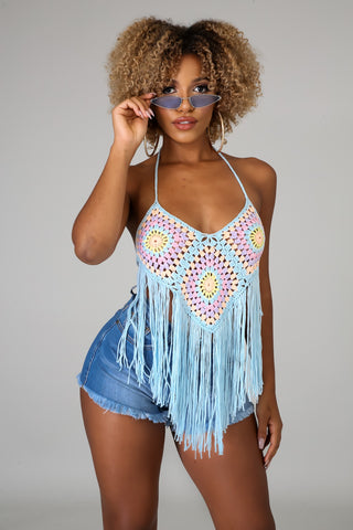 Diamond Crochet Top