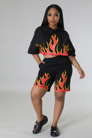 Fuego Fire Short Set