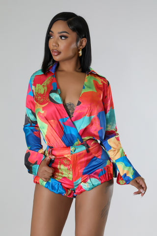 Tropical Dreaming Bodysuit Short Set