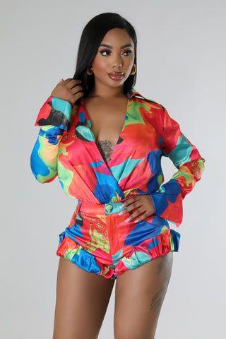 Tropical Dreaming Bodysuit Short Set