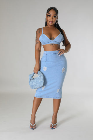 Baddie Icon Skirt Set