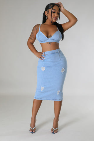 Baddie Icon Skirt Set