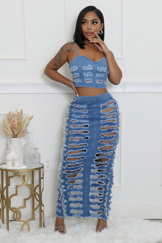 Steel Rebel Skirt Set