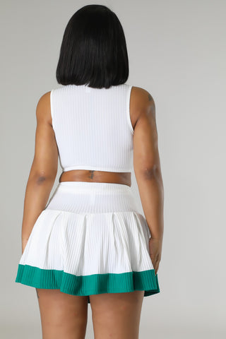 Quit Playing Skirt Set