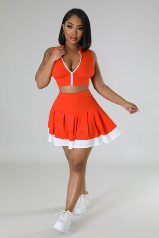 Quit Playing Skirt Set