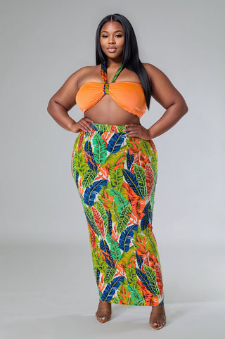 Craving Tropics Skirt Set