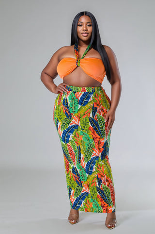 Craving Tropics Skirt Set